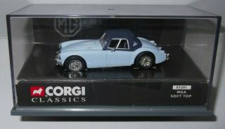 Corgi Classics : 03201 : Mg Mga Soft Top In Blue : In.