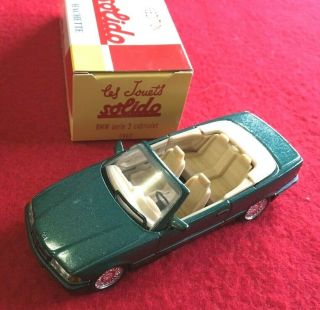 Voiture Miniature Bmw Série 3 Cabriolet (1993) Echelle : 1/43ème Solido
