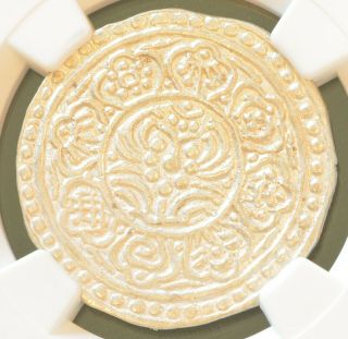1899 - 1907 China Tibet Tangka Silver Coin Ngc Type E Unc Details