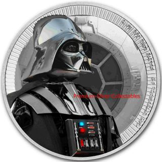 2017 Niue Star Wars Darth Vader - 1 Ounce Pure Silver.  999 Coin