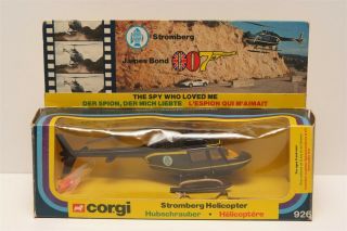 A12 Corgi Toys 926 Stromberg Helicpoter James Bond 007 " The Spy Who Loved Me "