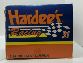 1994 Revell Hardee ' s Racing 31 Ward Burton 1:24 Scale Nascar 3