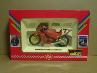 Guiloy 1/10 Ducati 888 Ref 13804 7 Bike Motorcycle Box Rare Old