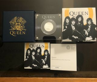 2020 Uk Great Britain Queen Music Legends 1/2 Oz Silver Proof Coin