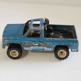 Vintage Hot Wheels Real Riders Bywayman Blue 1983 4361 Chevy Pickup Square Body