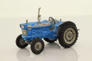 Corgi Toys 67; Ford 5000 Major Tractor; Blue,  Grey; Good Unboxed