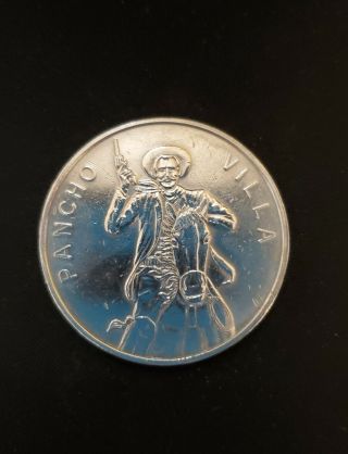 Pancho Villa Silver Coin 1oz Troy