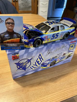 Kenny Wallace 1999 Monte Carlo Nascar Diecast 1/24 Autographed
