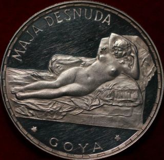 Uncirculated 1970 Equatorial Guinea 100 Pesetas Silver Foreign Coin