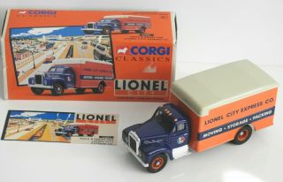 Corgi 52503 1:43 Lionel City Express Mack B Series Moving Van Boxed