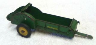 Vintage 1/16 John Deere 1950 H Carter Tru Scale Tractor Spreader Farm Toy