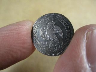 1830 - Mo Jm Mexico Silver 1/2 Real,  Xf,  Km - 370.  9