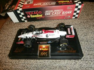 Michael Andretti 1/24 Scale 1995 Texaco Havoline Racing Die - Cast Bank