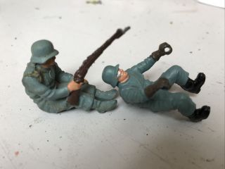 Britains Deetail German Motorbike And Sidecar Driver And Gunner 1:32 No 9681 Ww2