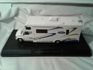 Ford E - Series Class " C " Motorhome Diecast On Display Base Toy Decor Pr
