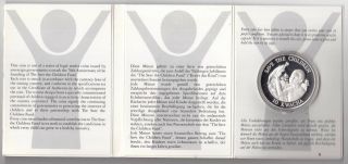 Zambia - Rare Silver Proof 10 Kwacha 1989 Year Km 27 Save The Children
