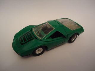 Vintage Gama Abarth 2000 Rare Green Model Car Toy Scale 1:40