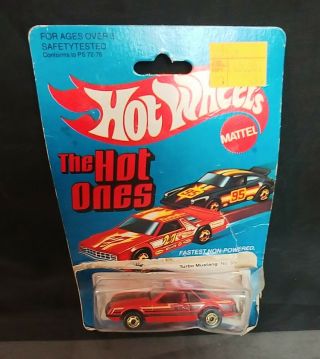 1981 Mattel Hot Wheels Turbo Mustang Die Cast Metal 3361