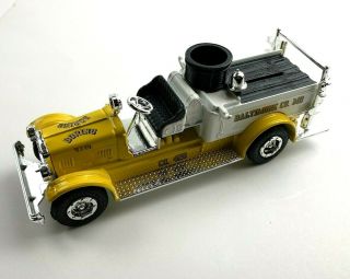 Boring Vfco Baltimore Maryland 1926 Seagrave Ertl Truck Bank Yellow Fire Truck