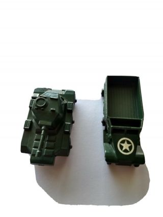 Matchbox Lesney Personnel Carrier & Saladin Armoured Car/ Near