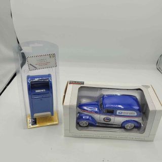 Vintage Speccast Collectibles 1937 Ford Diecast Us Postal Service Blue White