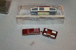 1981 Ford Ltd Country Squire Wagon & Pop Up Camper Greenlight Hitch & Tow 1/64