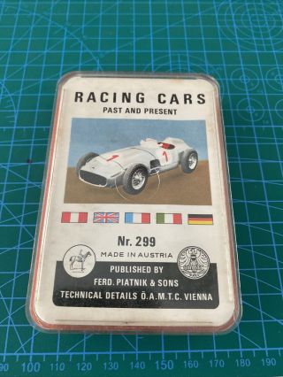 Vintage Boxed Racing Cards Past And Present Nr.  299/f1 Cards