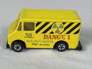 Hot Wheels The Simpsons Homers Nuclear Waste Van 1:64 Tampo Variations Prototype 3