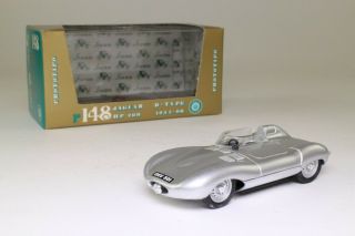 Brumm R148; Jaguar D Type; Prototype,  Aluminium Finish; Boxed