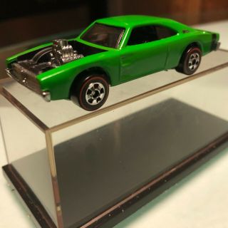 Near Redline Hot Wheel (green) " Custom Dodge Charger "
