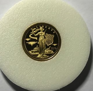 Cook Islands $5 Coin.  1/10th ounce.  24 pure Gold. 2