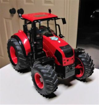 Adventure Force Large Red Farm Tractor Lights & Sounds 1:32 Scale