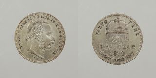 Hungary 1870 - Kb 20 Krajczar Wc83557