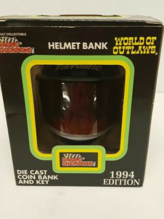 Steve Kinser 11 World Of Outlaws Racing Champions 1994 Helmet Bank