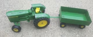 Ertl Farm Toy Vintage John Deere 5020 Tractor & Wagon Played With