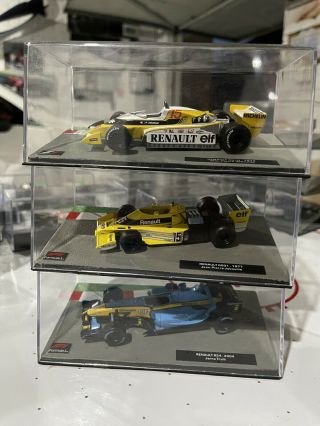 1/43 Modern & Classic Renault F1 Formula 1 Cars Trulli 2004,  Jabouille 1977 & 79