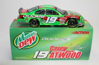 Casey Atwood 2001 19 Dodge Dealers Mountain Dew 1:24 Action Limited Edition