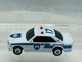 1984 Matchbox Rescue 911 Mercedes 500 Sec Police Car 1:64 17