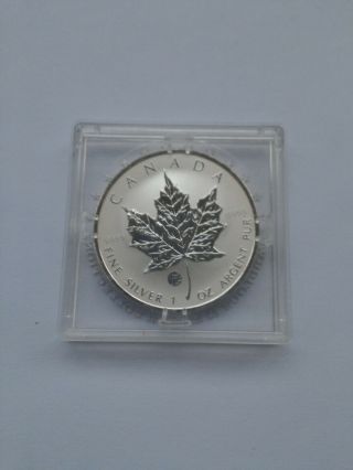 2008 Canada $5 Maple Leaf 1 Oz Bu Fine Silver Coin With Fabulous 12 Privy Mark