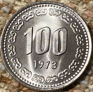 1973 Korea 100 Won BU 2