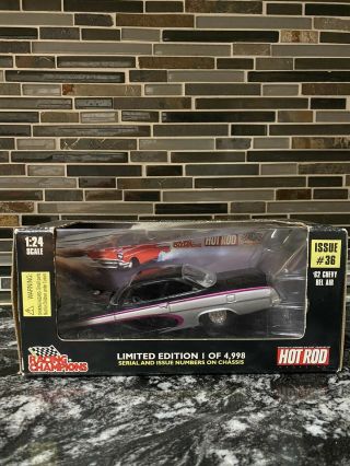 62 Chevy Bel Air Racing Champions Hot Rod 1:24 Scale Issue 36