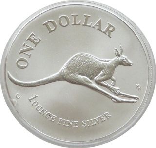 1994 Australia Kangaroo $1 One Dollar.  999 Silver 1oz Coin