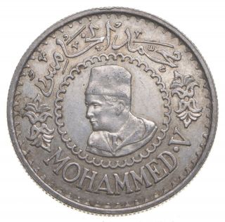 Silver - World Coin - 1956 Morocco 500 Francs - World Silver Coin 823