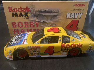 Bobby Hamilton 4 Kodak Max Film Navy Chevy Monte Carlo Nascar 1/24 Revell 2000