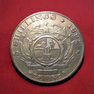 1892 South Africa 5 Shillings (crown Size Exonumia Coin) Please See Photo 