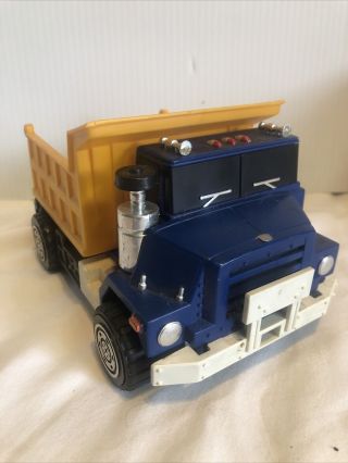 Vintage Hong Kong Ideal Plastic Mini Friction Dump Truck