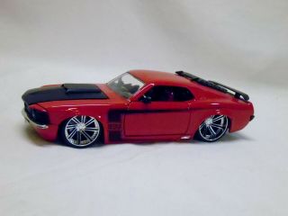 Jada Big Time Muscle 1970 Ford Mustang Boss 429 Red 1/24 Diecast 90022