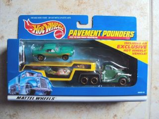 Hot Wheels Pavement Pounders W Htf Exclusive Color 