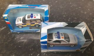 Cararama Police Land Rover Range Rover 4.  6 Hse 1:43 & Patrol Car (boxed)