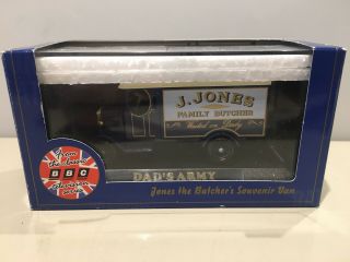 Lledo Bbc Ltd Edition Dad’s Army J.  Jones 1935 Ford Morris Butchers Van